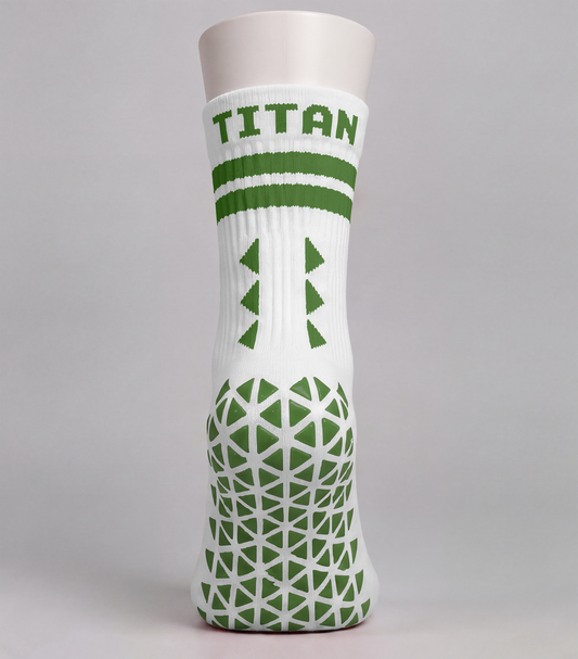 Shane O'Neill's GAC Grip Socks (White/Green)