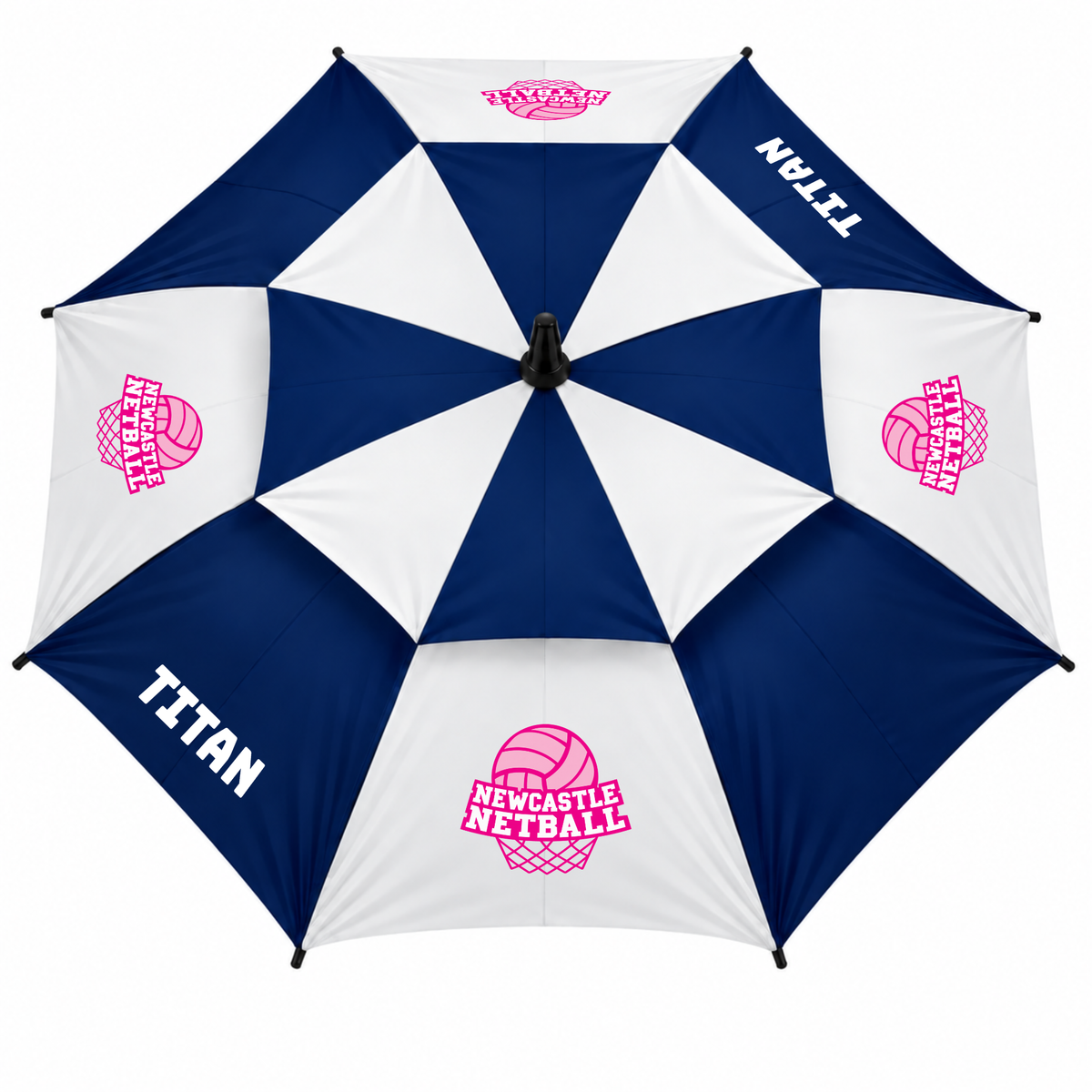 Newcastle Netball Club Golf Umbrella