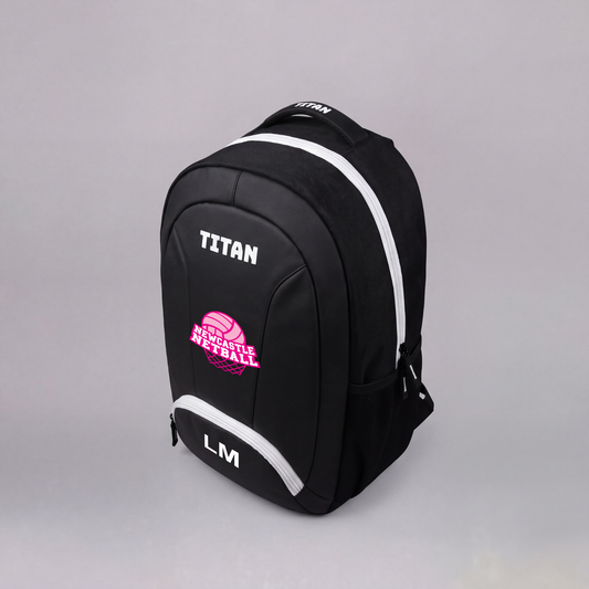 Newcastle Netball Club Personalised Rucksack