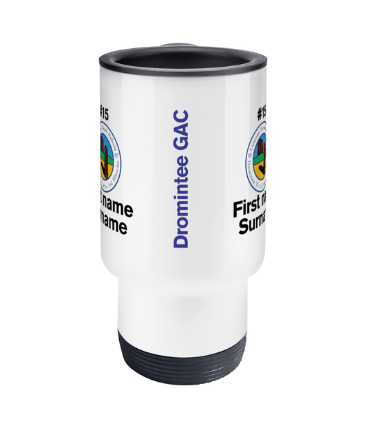 Personalised Dromintee GAC Travel Coffee Mug