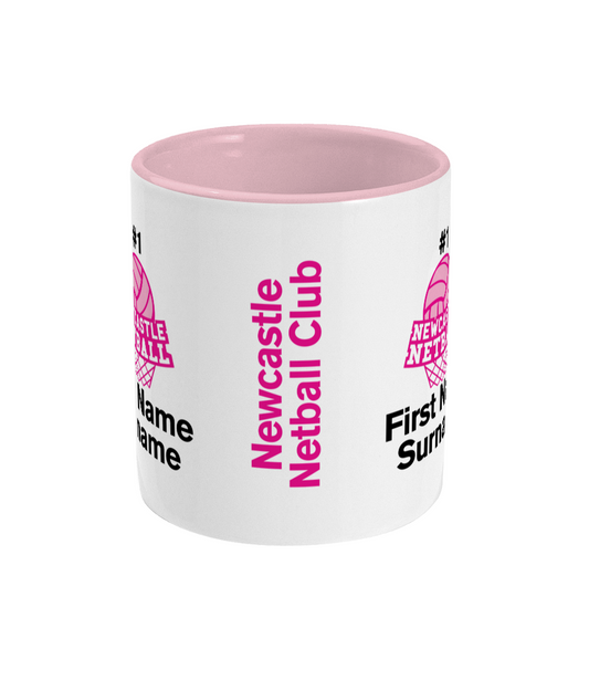 Personalised Newcastle Netball Club Mug
