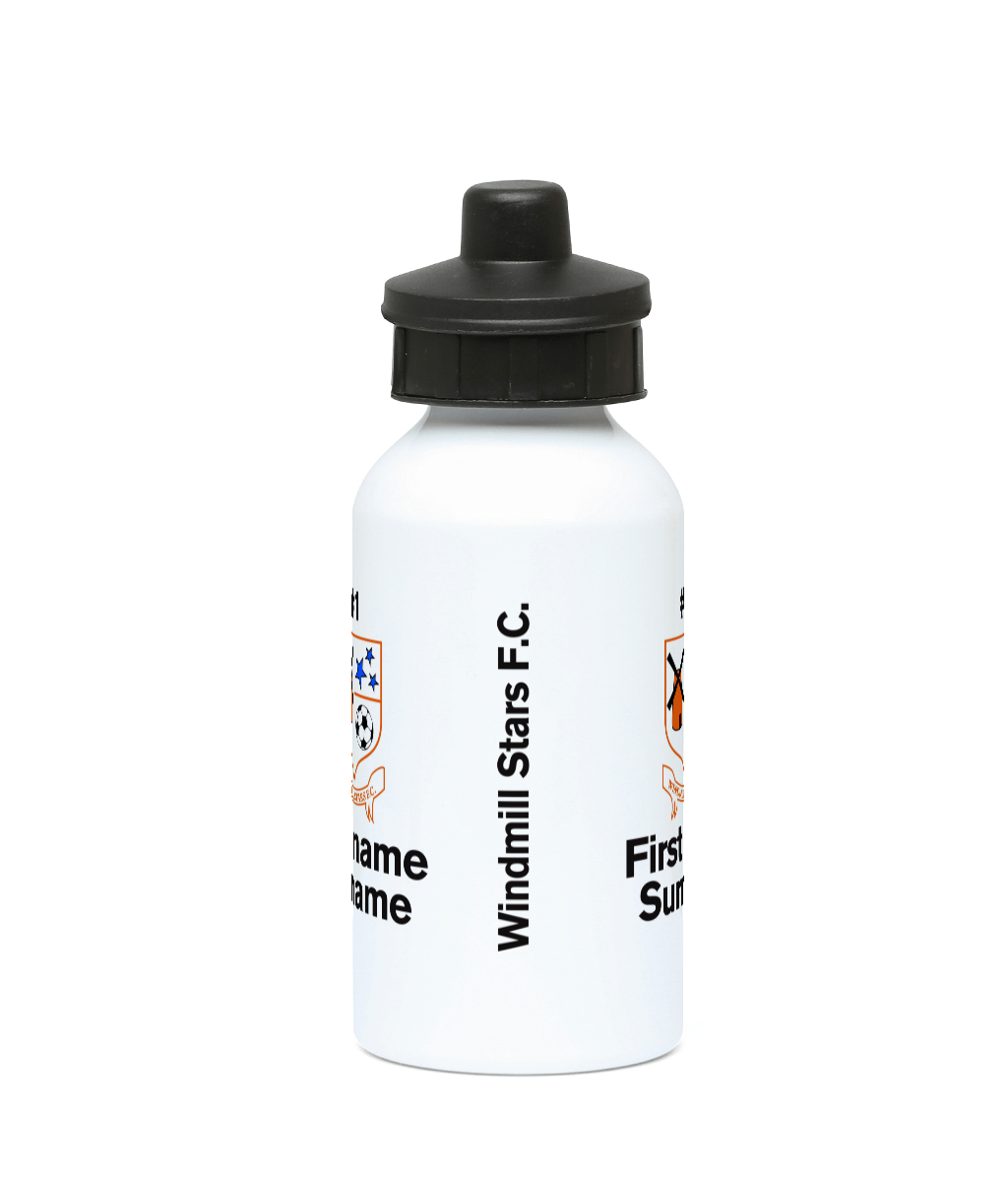 Personalised Windmill Stars FC Water Bottle