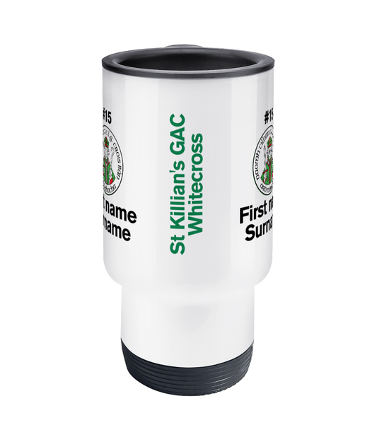 Personalised St Killian's GAC Whitecross Travel Coffee Mug