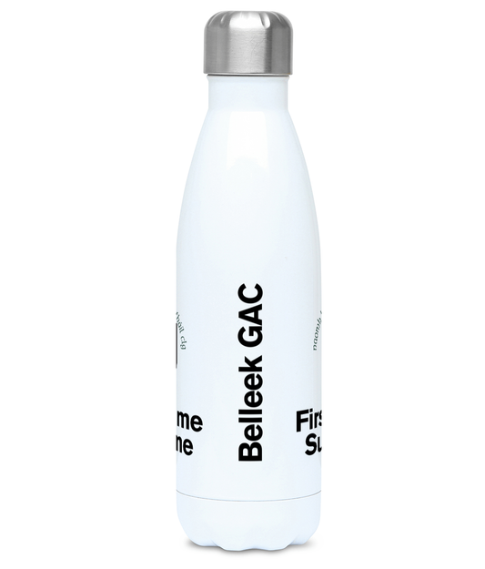 Personalised Belleek GAC Chilli Bottle