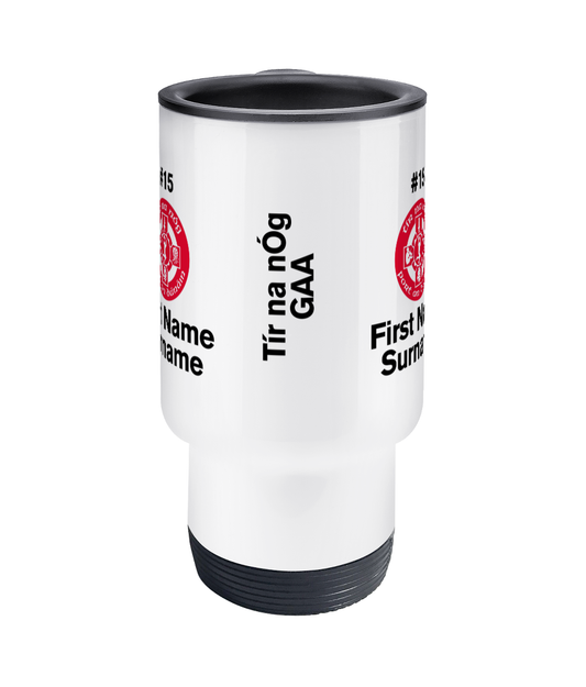 Personalised Tír na nÓg GAA Travel Coffee Mug
