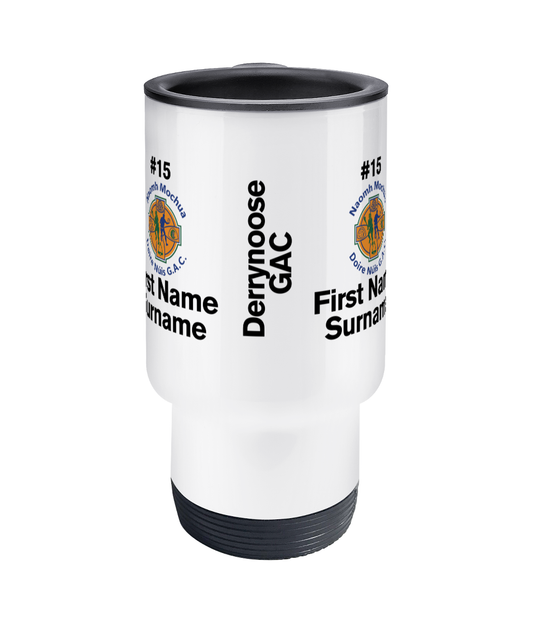 Personalised Derrynoose GAC Travel Coffee Mug