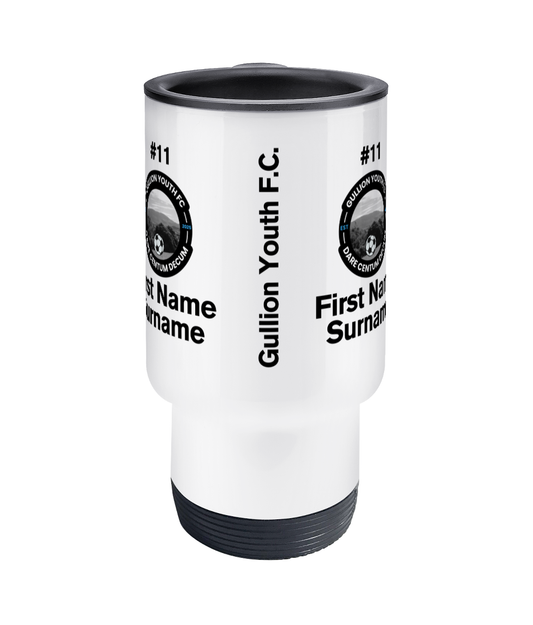 Personalised Gullion Youth F.C. Travel Coffee Mug