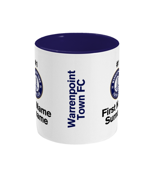 Personalised Warrenpoint Town FC Mug