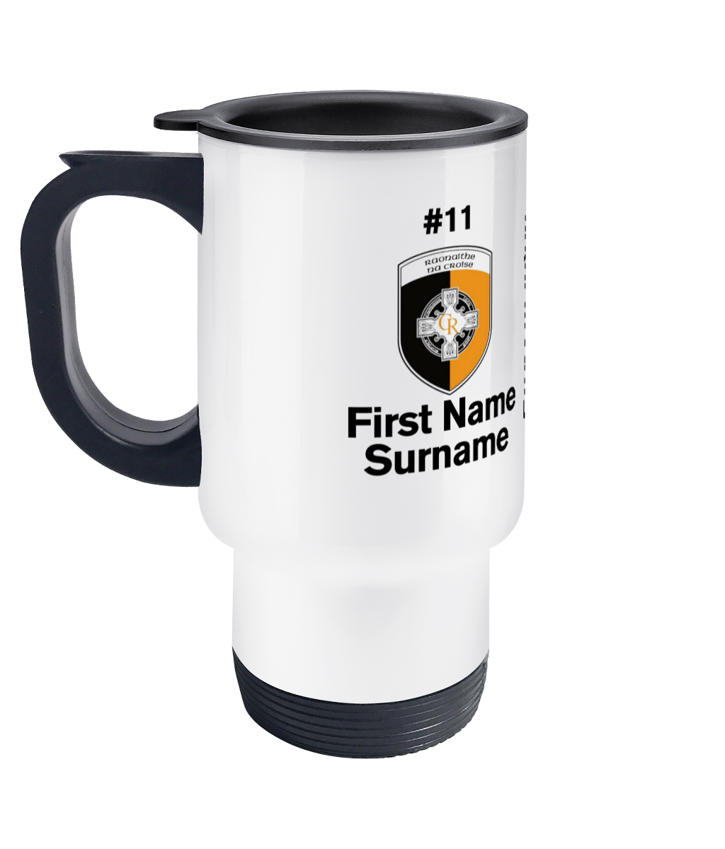 Personalised Crossmaglen Rangers GAA Travel Coffee Mug