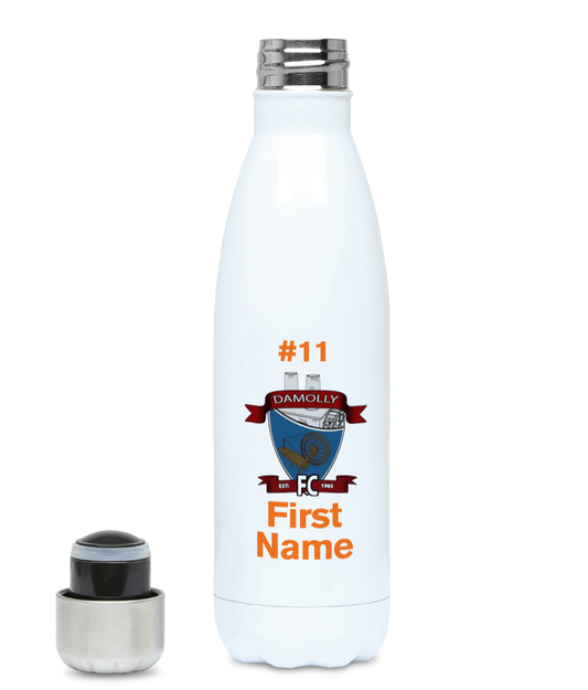 Personalised Damolly Youth F.C. Chilli Bottle