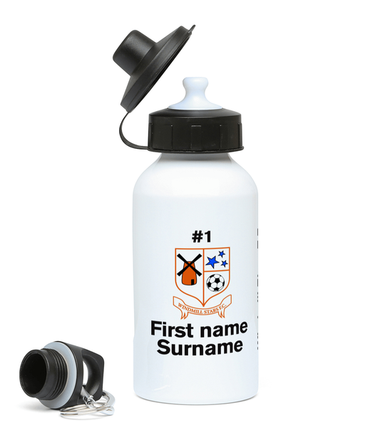 Personalised Windmill Stars FC Water Bottle