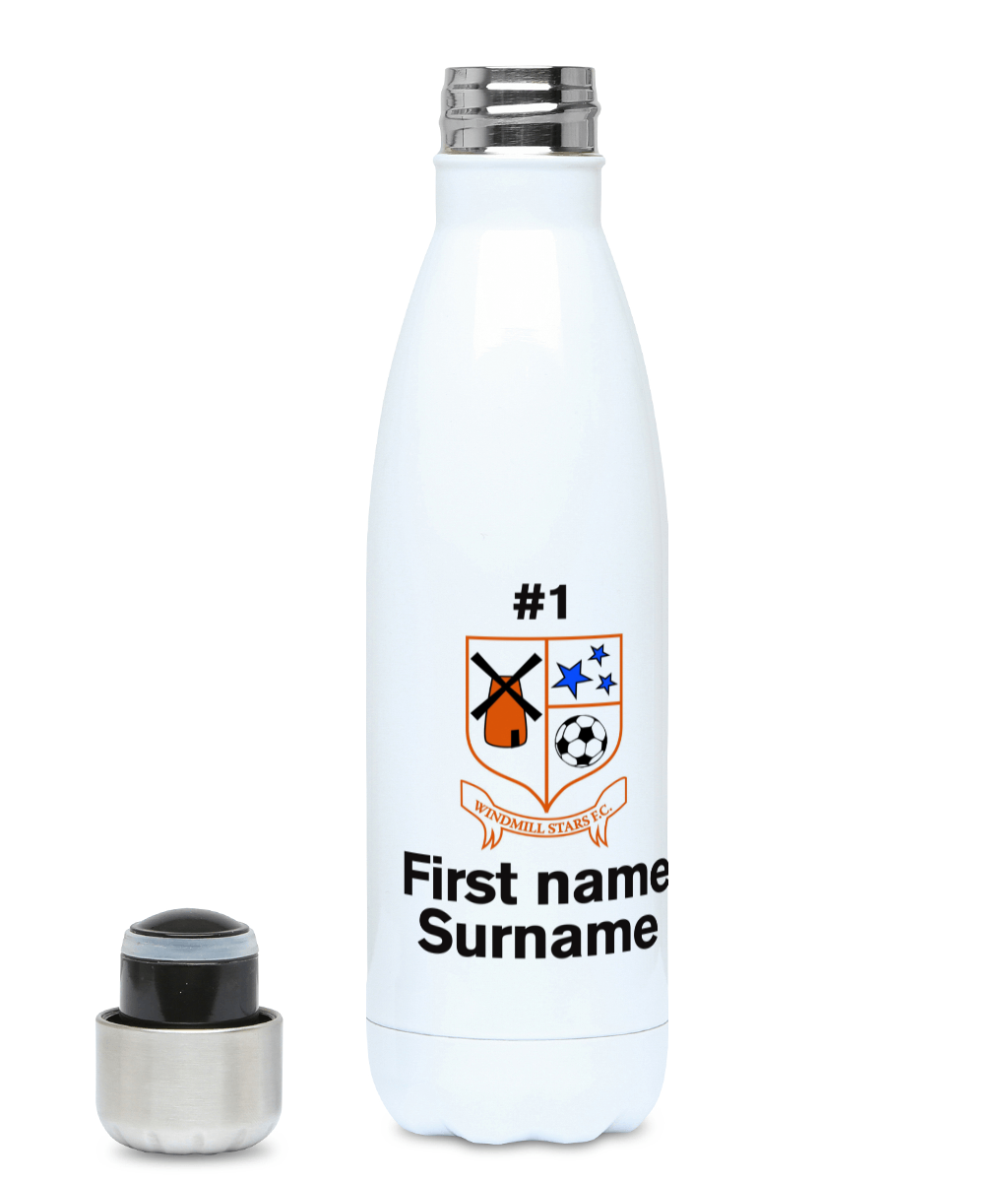 Personalised Windmill F.C. Chilli Bottle