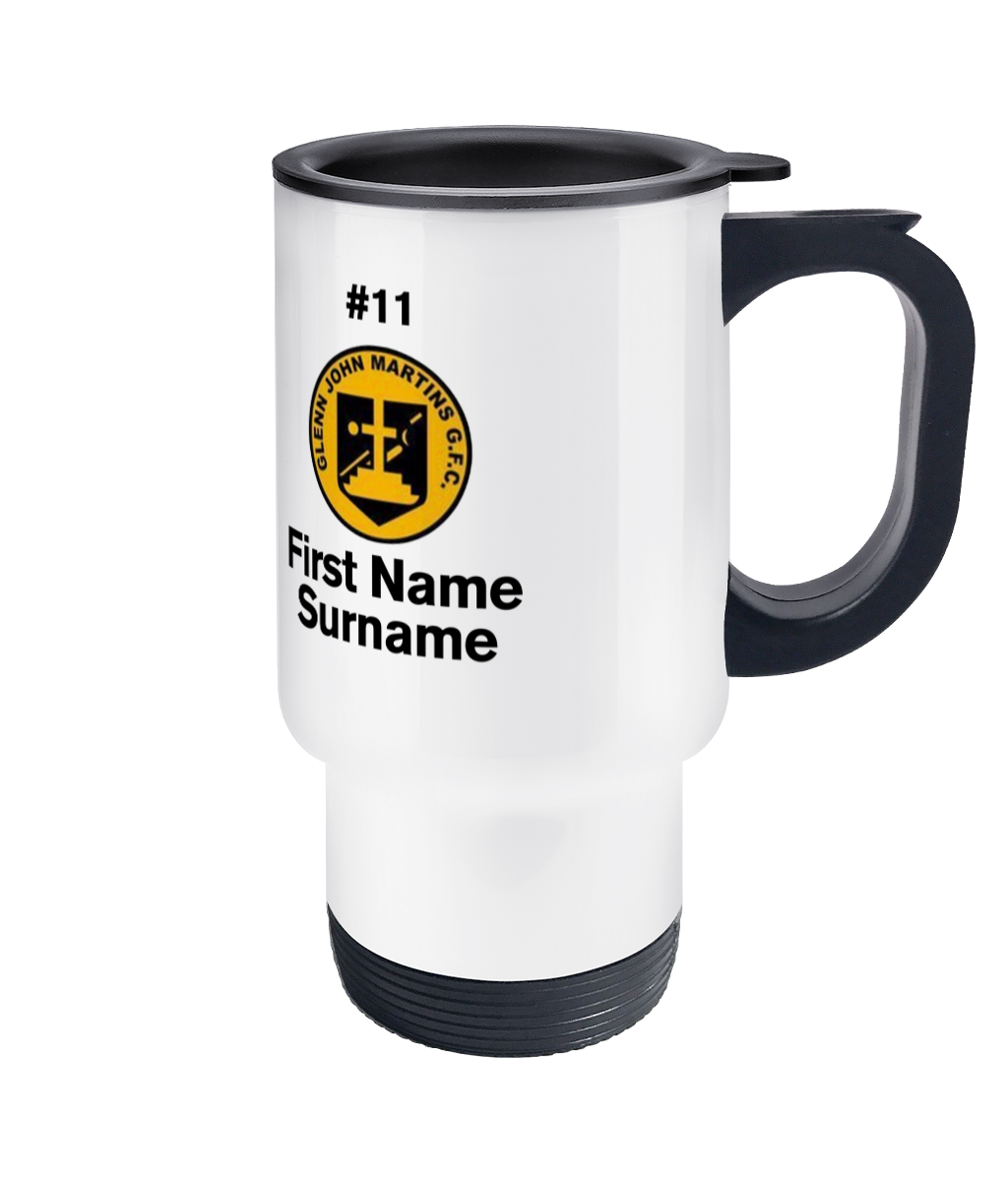 Personalised Glenn G.F.C Travel Coffee Mug