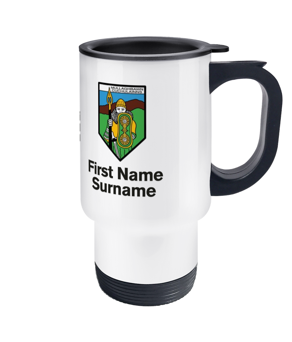 Personalised Mullaghbawn CLG Travel Coffee Mug