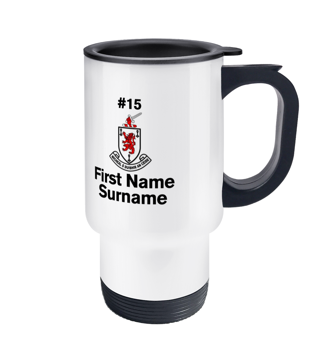Personalised Keady Michael Dwyers GFC Travel Coffee Mug