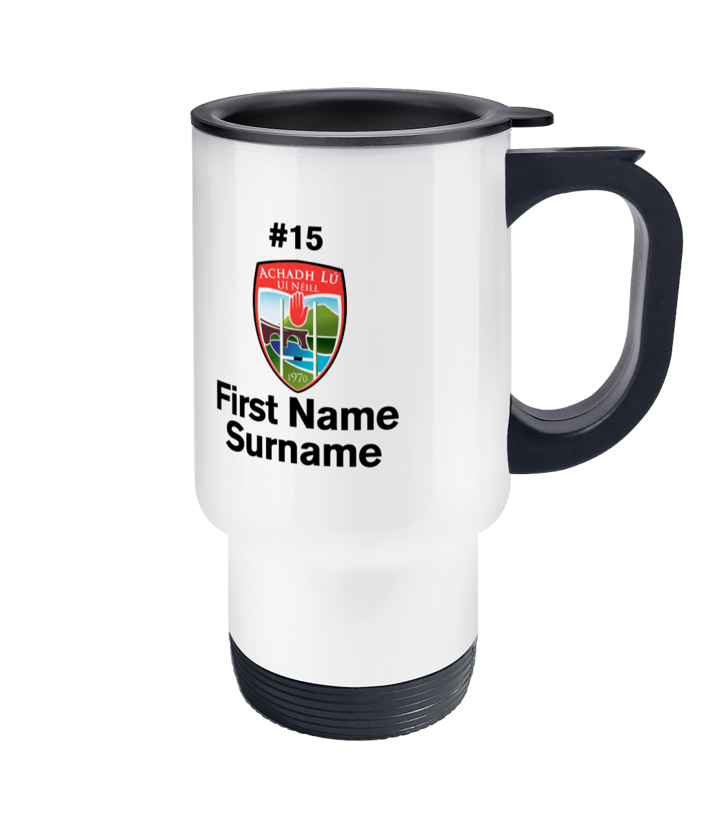 Personalised Aghaloo O'Neills GFC Travel Coffee Mug