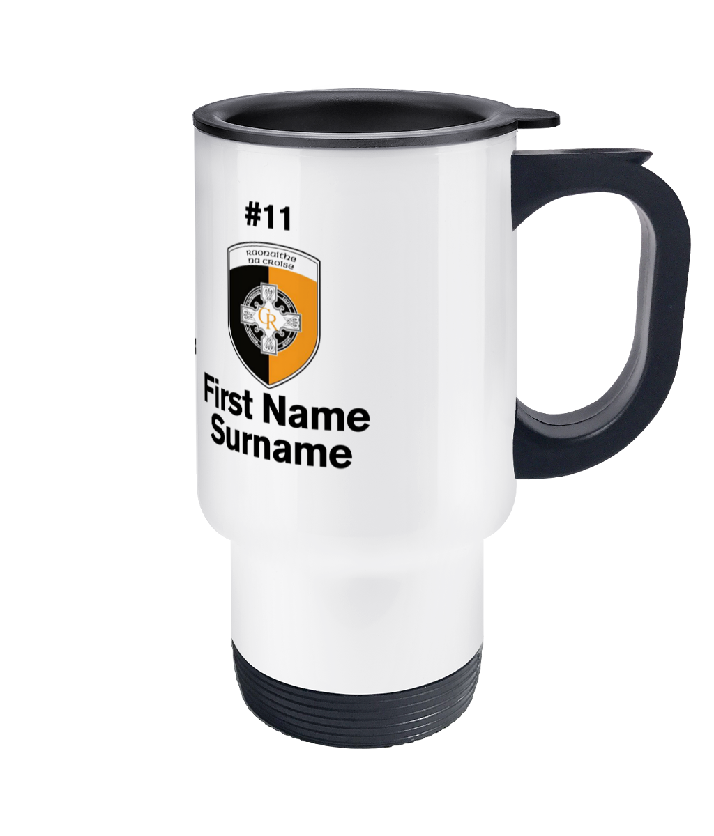 Personalised Crossmaglen Rangers GAA Travel Coffee Mug