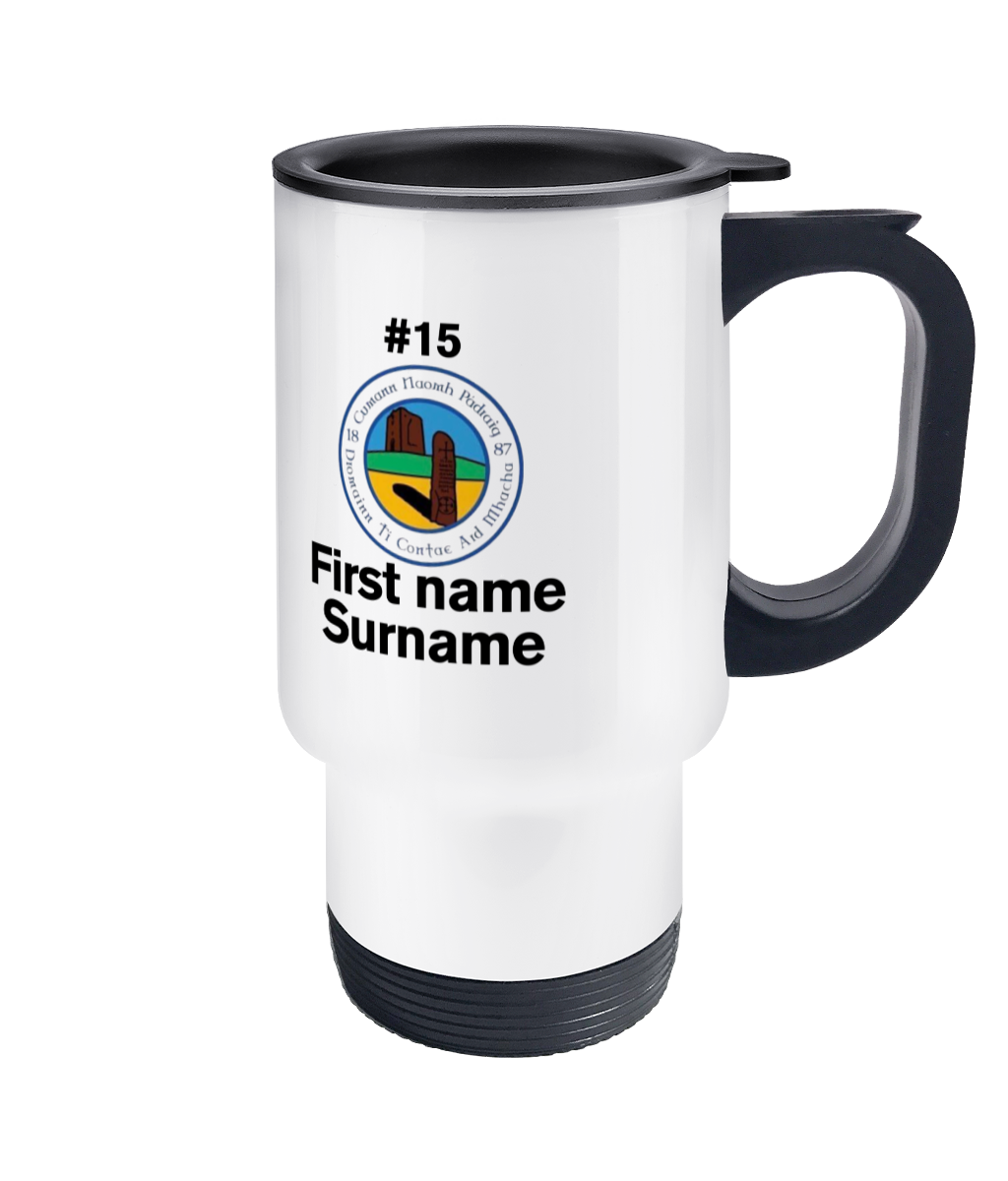 Personalised Dromintee GAC Travel Coffee Mug