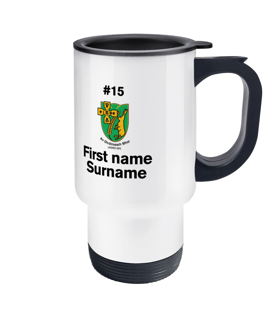Personalised St Mary's Granemore LGFC Travel Coffee Mug