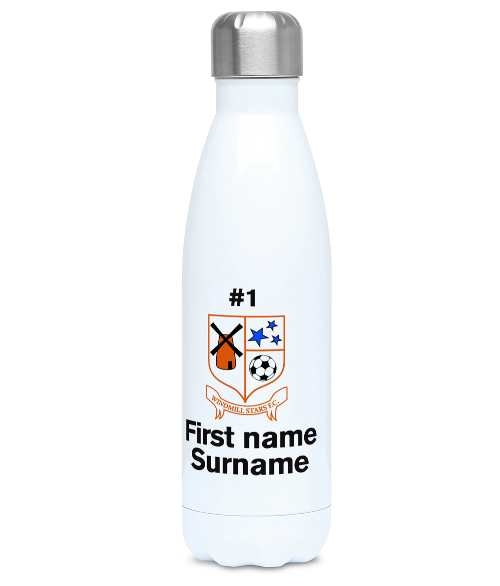 Personalised Windmill F.C. Chilli Bottle