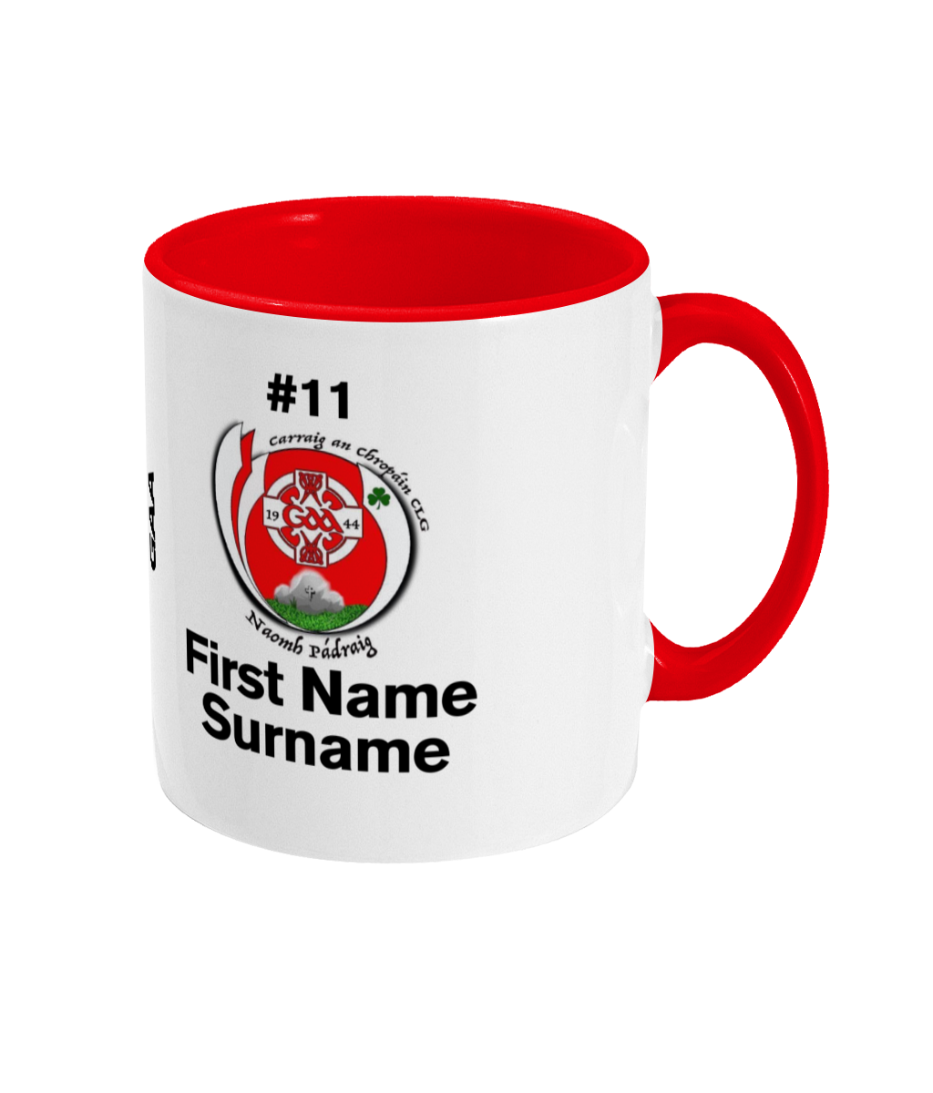 Personalised Carrickcruppen GAA Mug