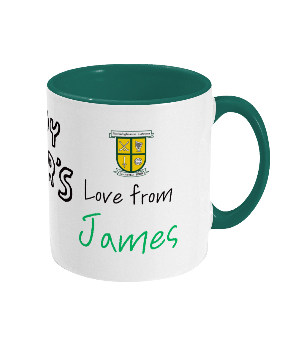 Personalised Liatroim Fontenoys GAA Fathers Day Mug