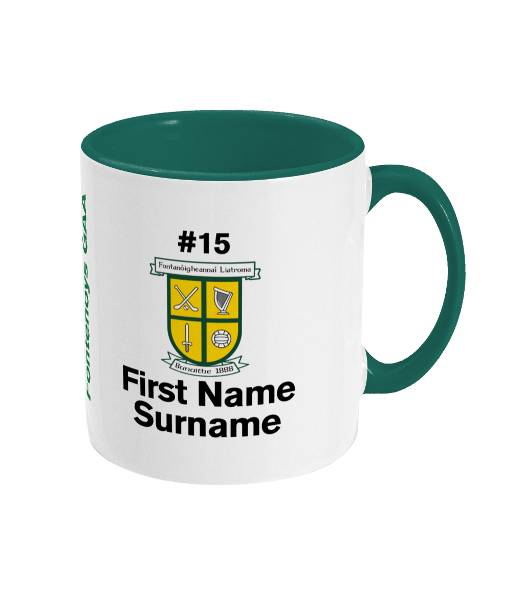 Personalised Liatroim Fontenoys GAA Mug