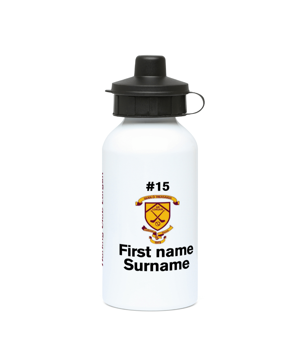 Personalised Sean Treacys Hurling Club Lurgan Water Bottle