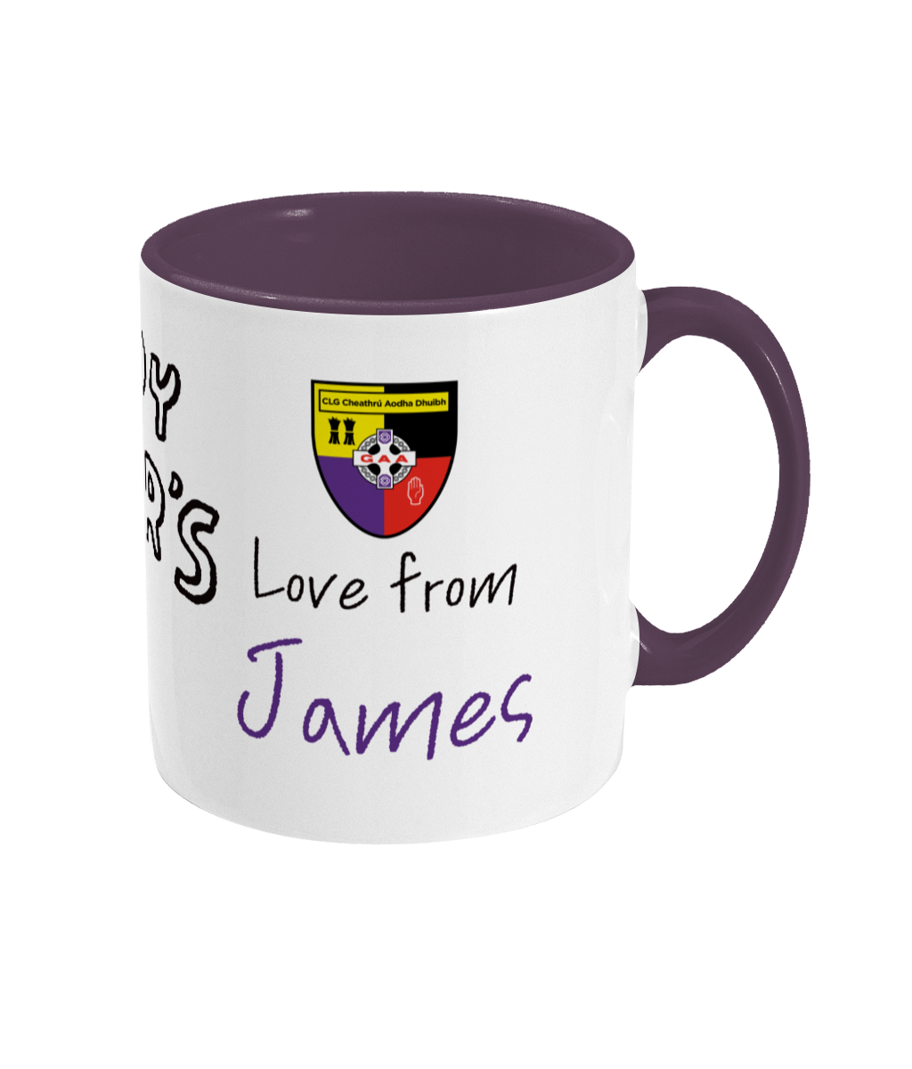 Personalised Carryduff GAC Fathers Day Mug