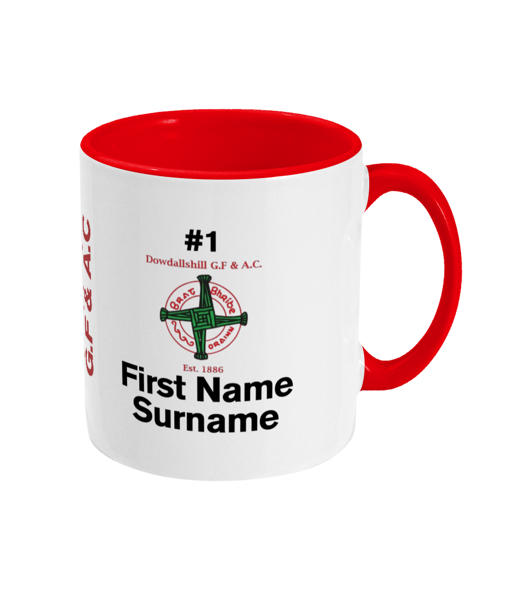Personalised Dowdallshill G.F & A.C Mug