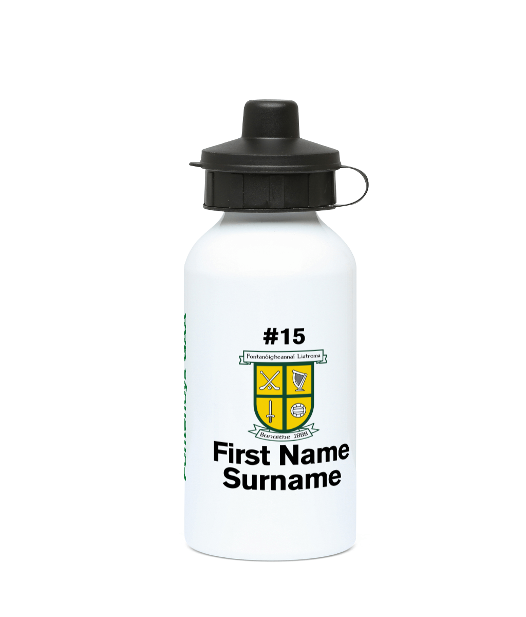 Personalised Liatroim Fontenoys GAA Water Bottle