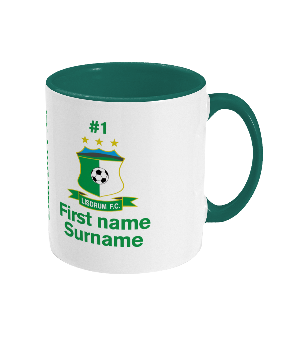 Personalised Lisdrum F.C. Mug
