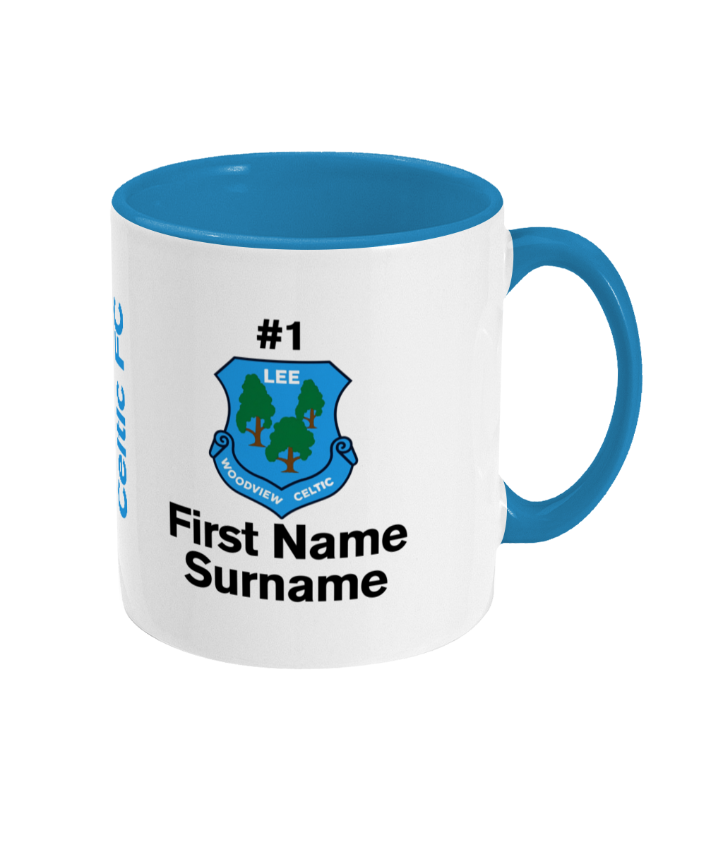 Personalised Woodview Celtic FC Mug