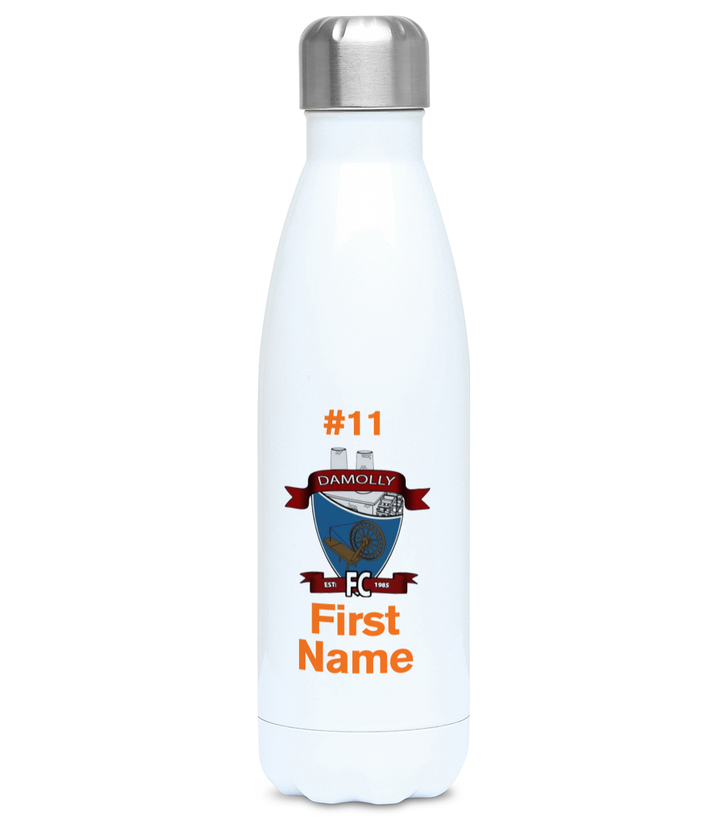 Personalised Damolly Youth F.C. Chilli Bottle