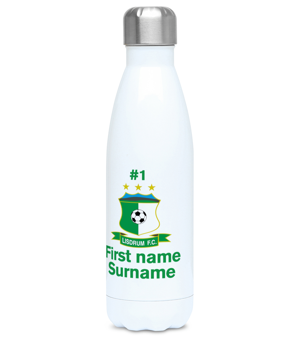 Personalised Lisdrum F.C. Chilli Bottle