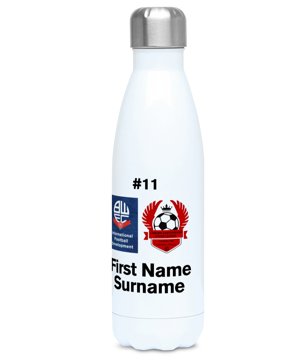 Personalised Lisburn & Bolton RTC Chilli Bottle