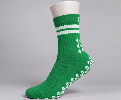 Annaclone GAC Grip Socks (Green/White)