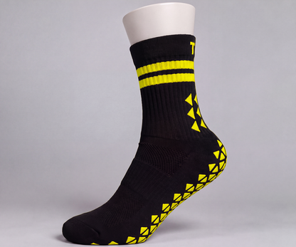 Glenn GAC Grip Socks (Black/Yellow)