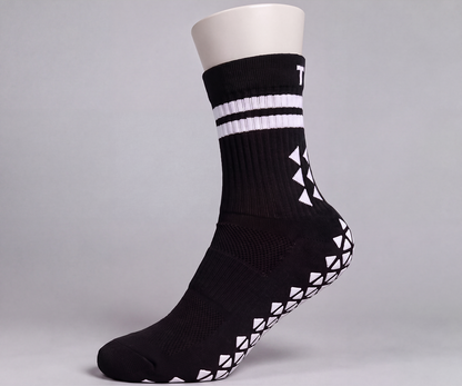 Newcastle Town F.C. Grip Socks (Black/White)