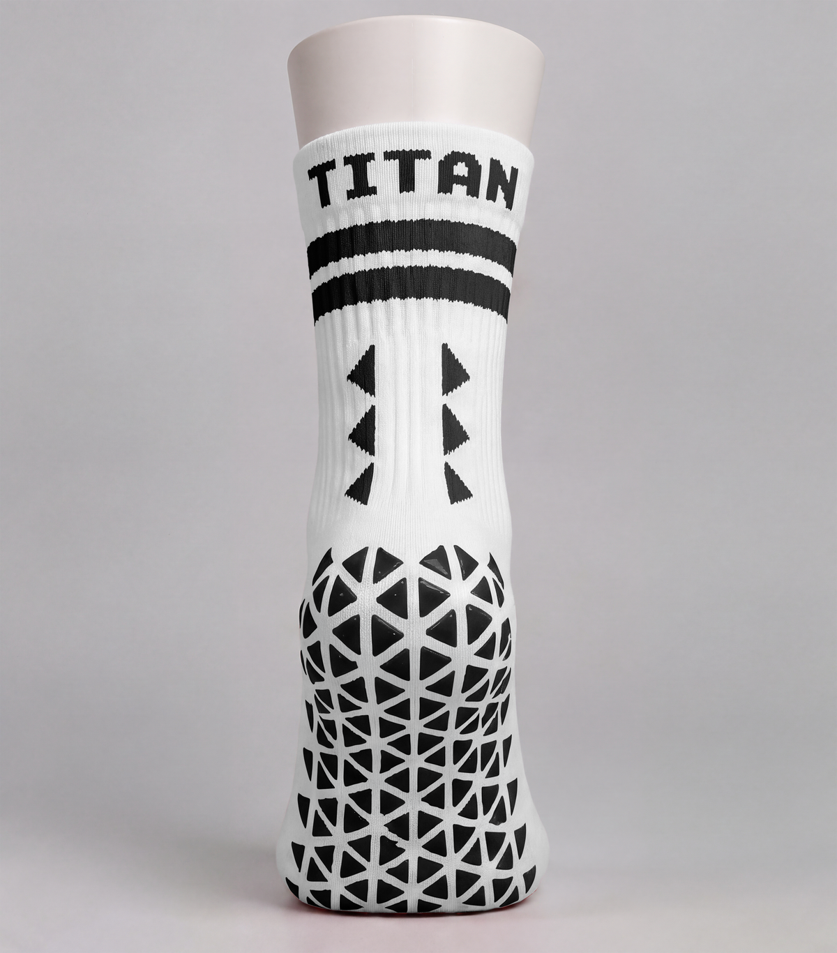 Newcastle Town F.C. Grip Socks (White/Black)