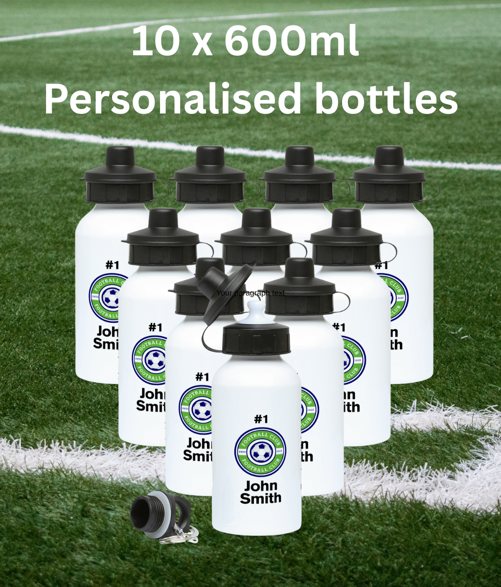 Squad Personalised Bottle Bundle
