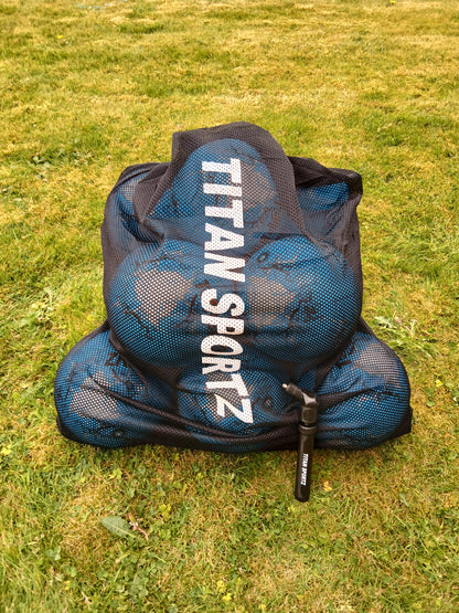 10 Top Binz Footballs - with Free Ball Carry Bag + Pump