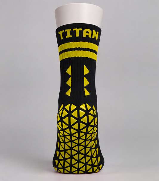 Glenn GAC Grip Socks (Black/Yellow)