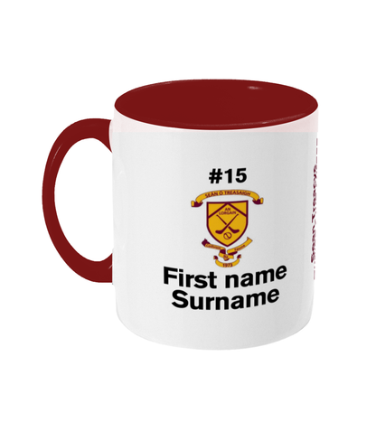 Personalised Sean Treacys Hurling Club Lurgan Mug