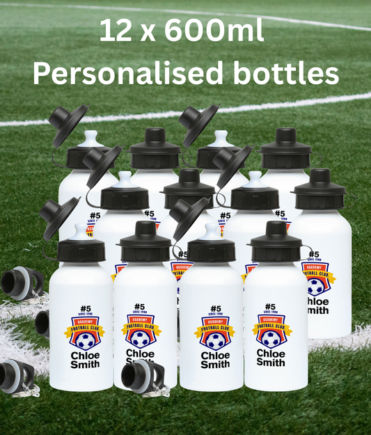 Squad Personalised Bottle Bundle