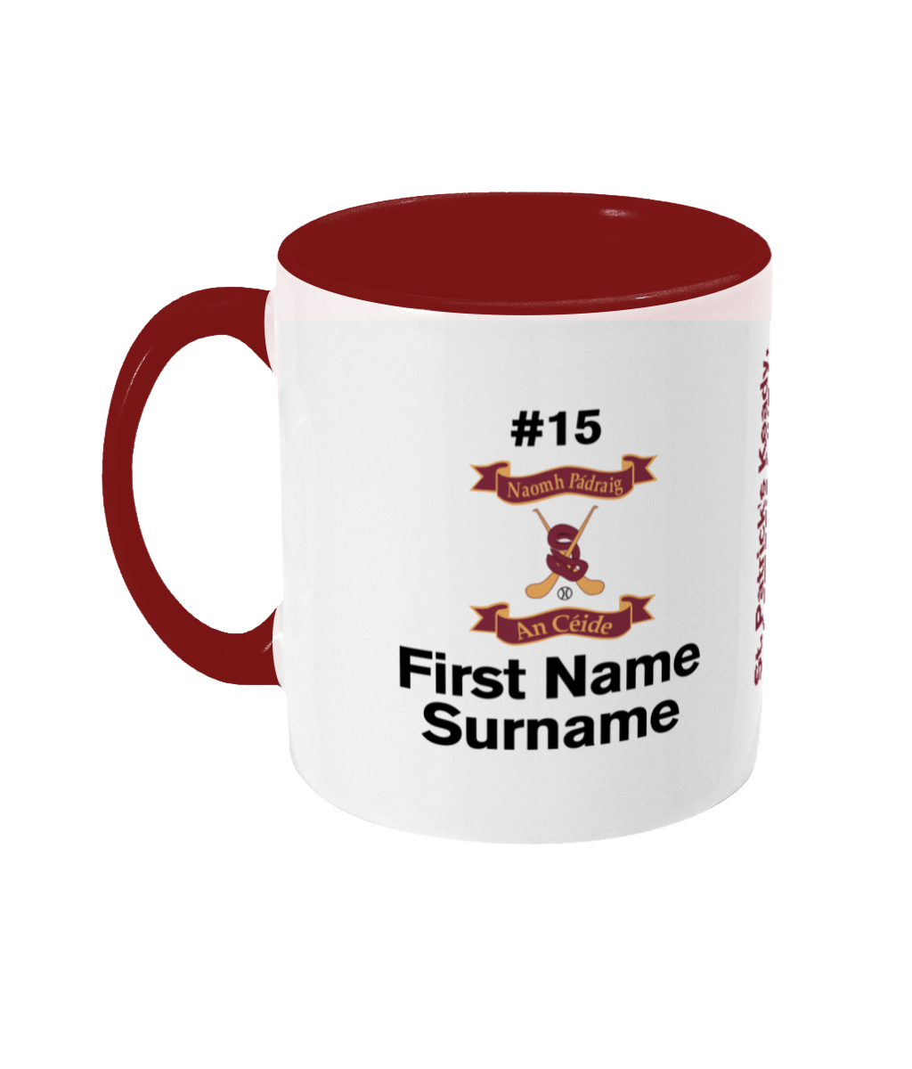 Personalised St. Patrick's Keady, Camogie Club Mug