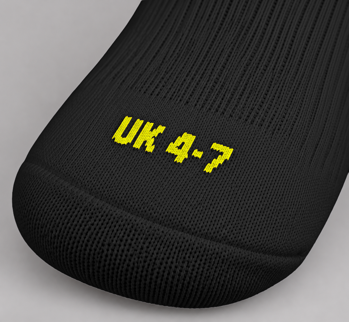 Glenn GAC Grip Socks (Black/Yellow)