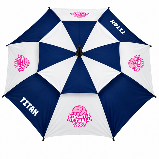 Newcastle Netball Club Golf Umbrella