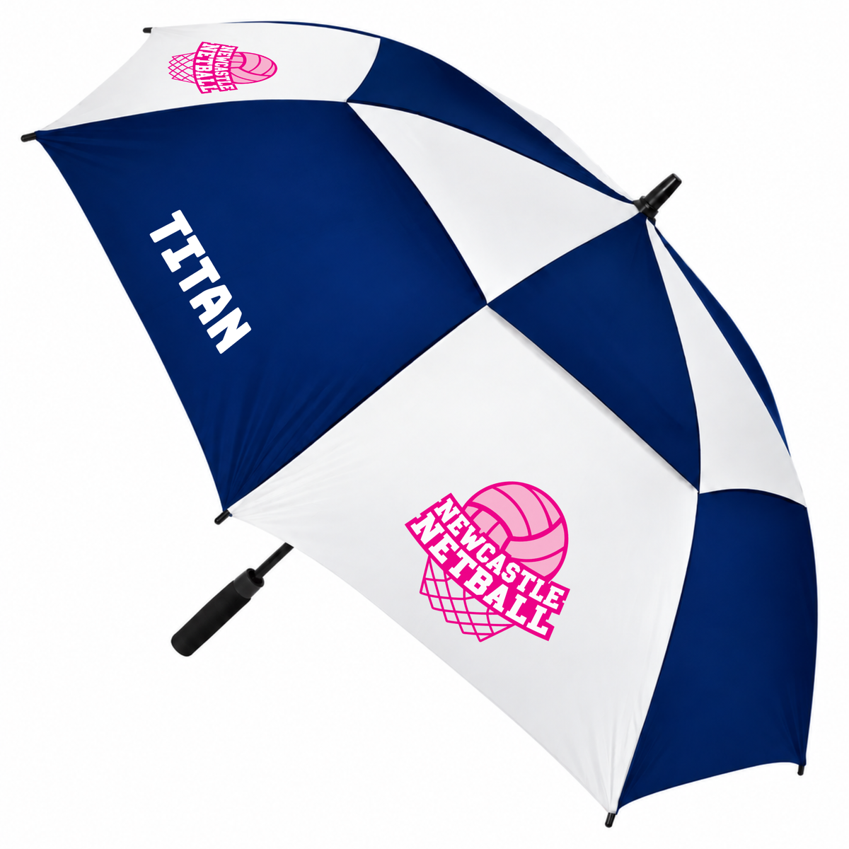 Newcastle Netball Club Golf Umbrella