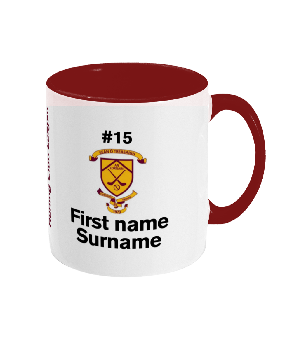 Personalised Sean Treacys Hurling Club Lurgan Mug